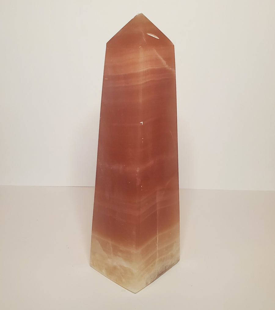 Honey Calcite Tower